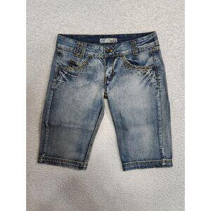 Extyn Denim Women's Capris Jeans Medium Wash (31x13 Measured)
